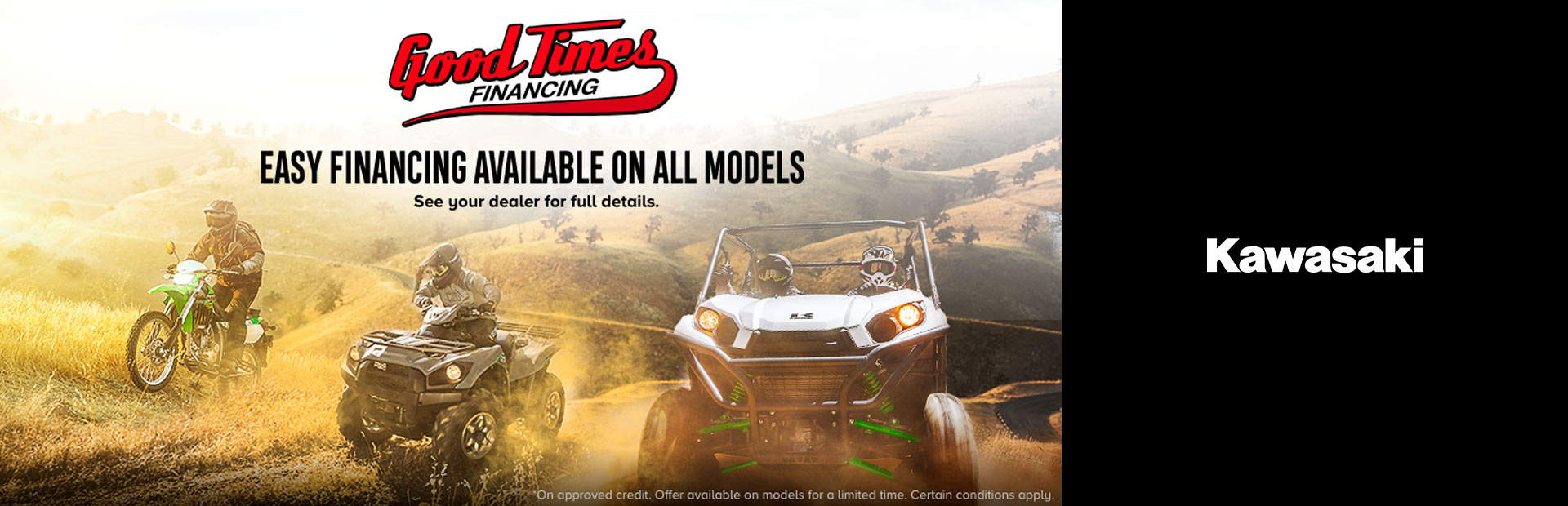 Kawasaki: Good Times Financing
